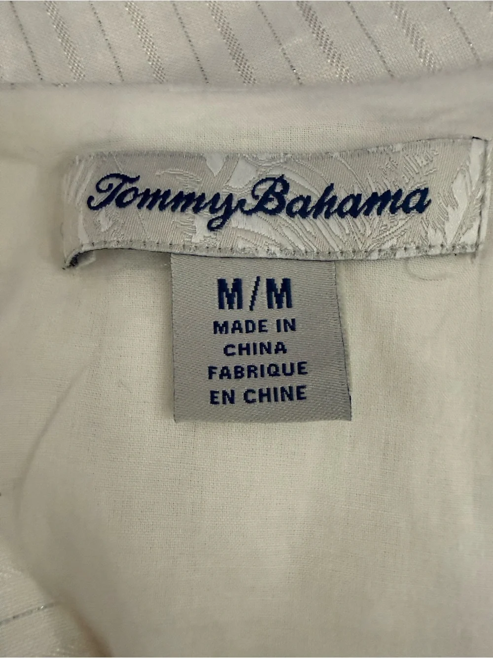 TOMMY BAHAMA Linen White Sleeveless Midi Dress Size M